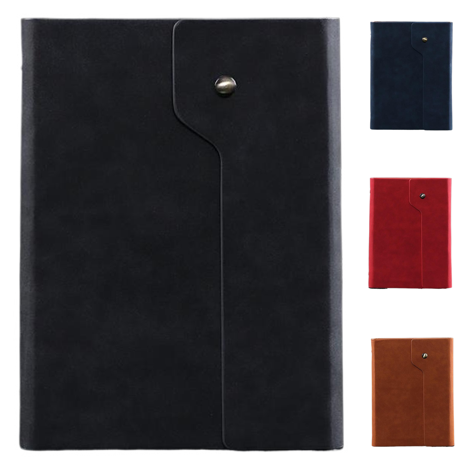 A5 PU Leather Tri-Fold Business Notebook 3