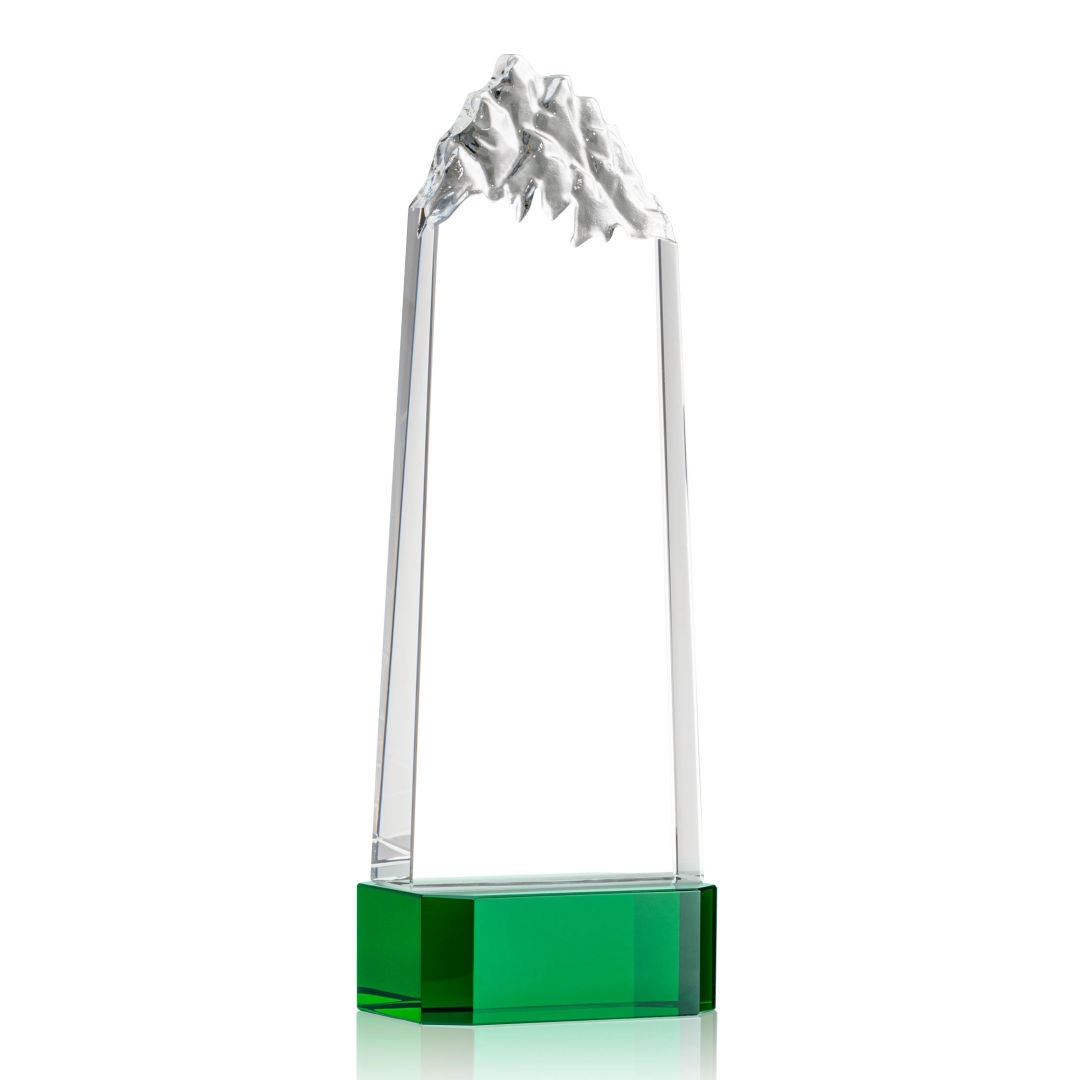 Himalayas VividPrint™ Award on Base - Green 9