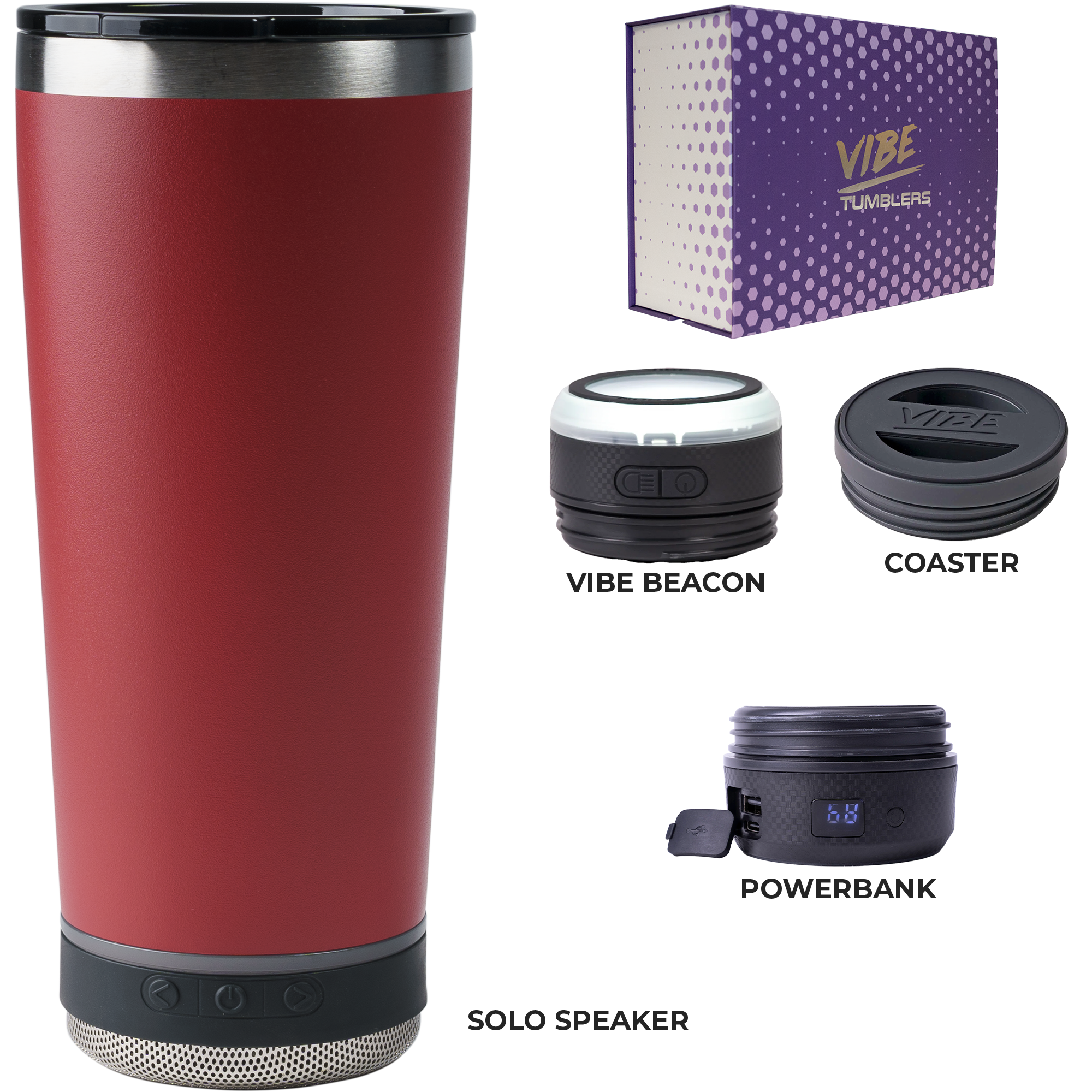 Go Caddy Vibe 18 oz Tumbler Kit 17