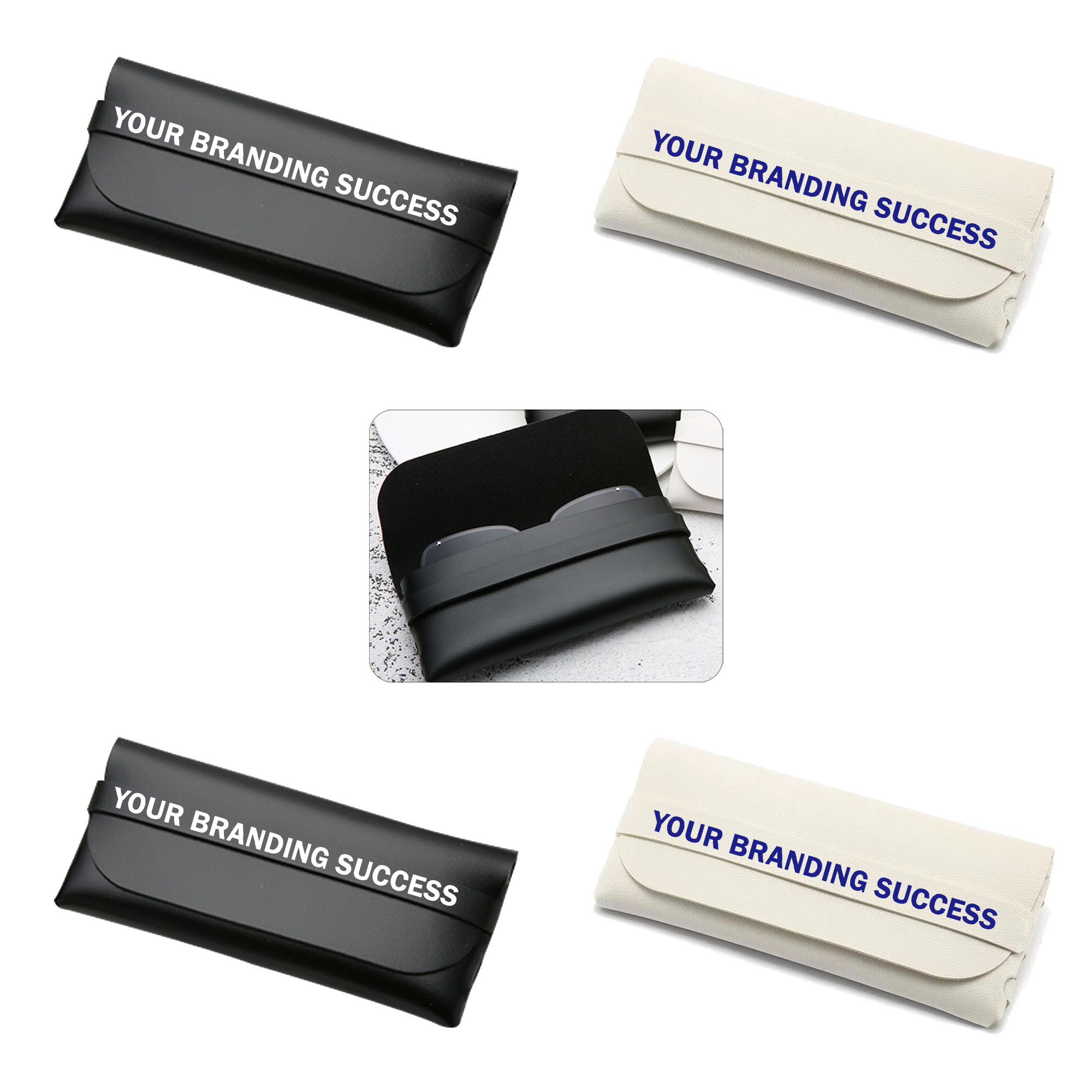 MOQ400 PVC Material Eyeglass Case 2