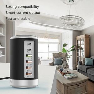 Universal 6 USB Ports Desktop Charging Station Hub 3