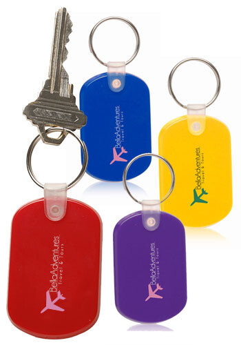 Tag Soft Plastic Keychains