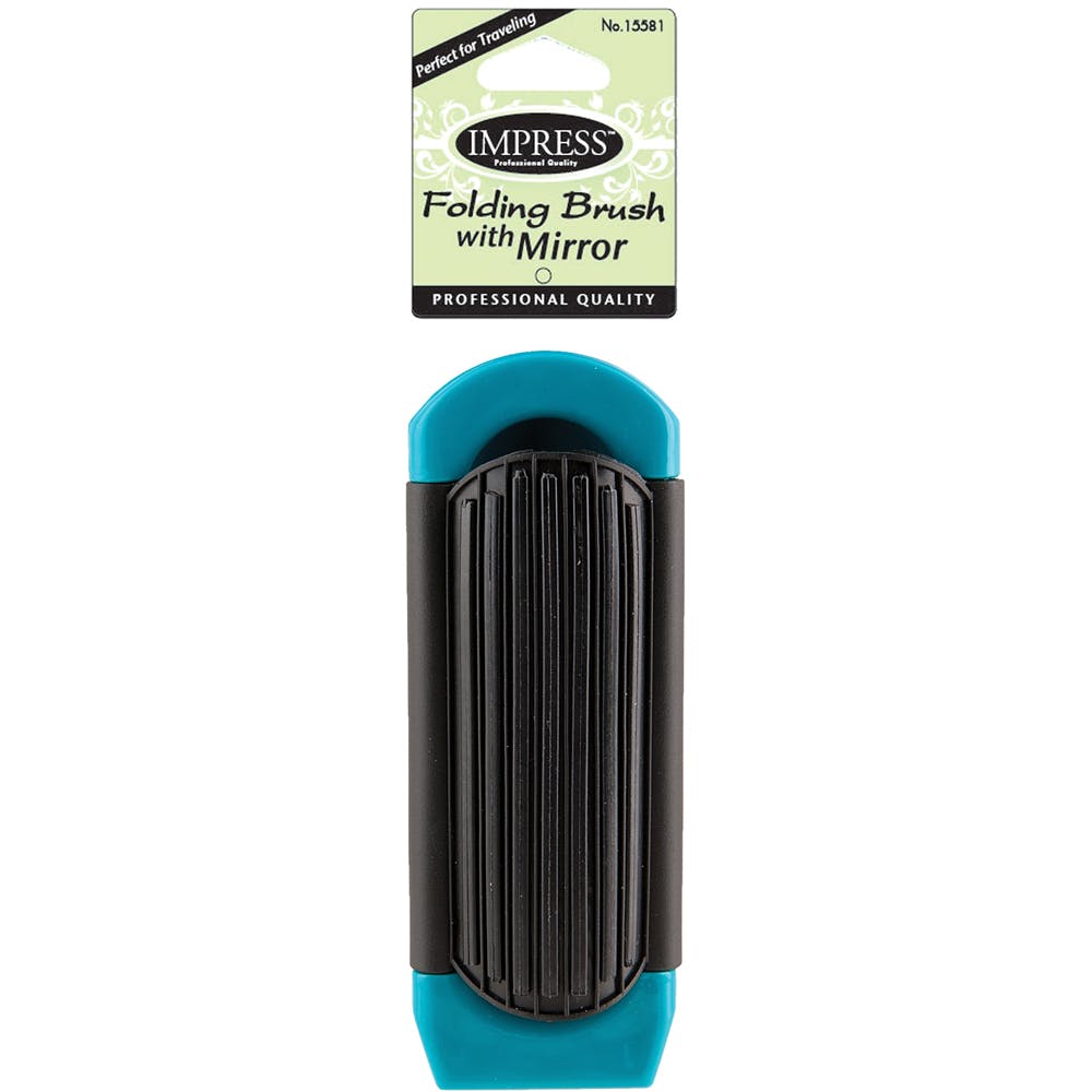 Folding Mirror Brushes - 6.81" 2