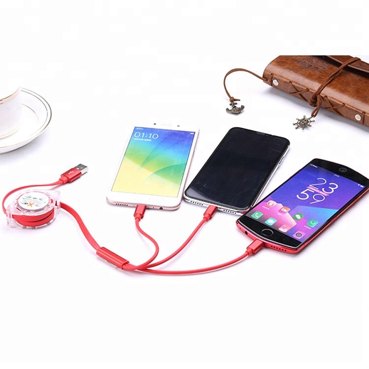 TriFlex Retractable 3-in-1 Cable 16