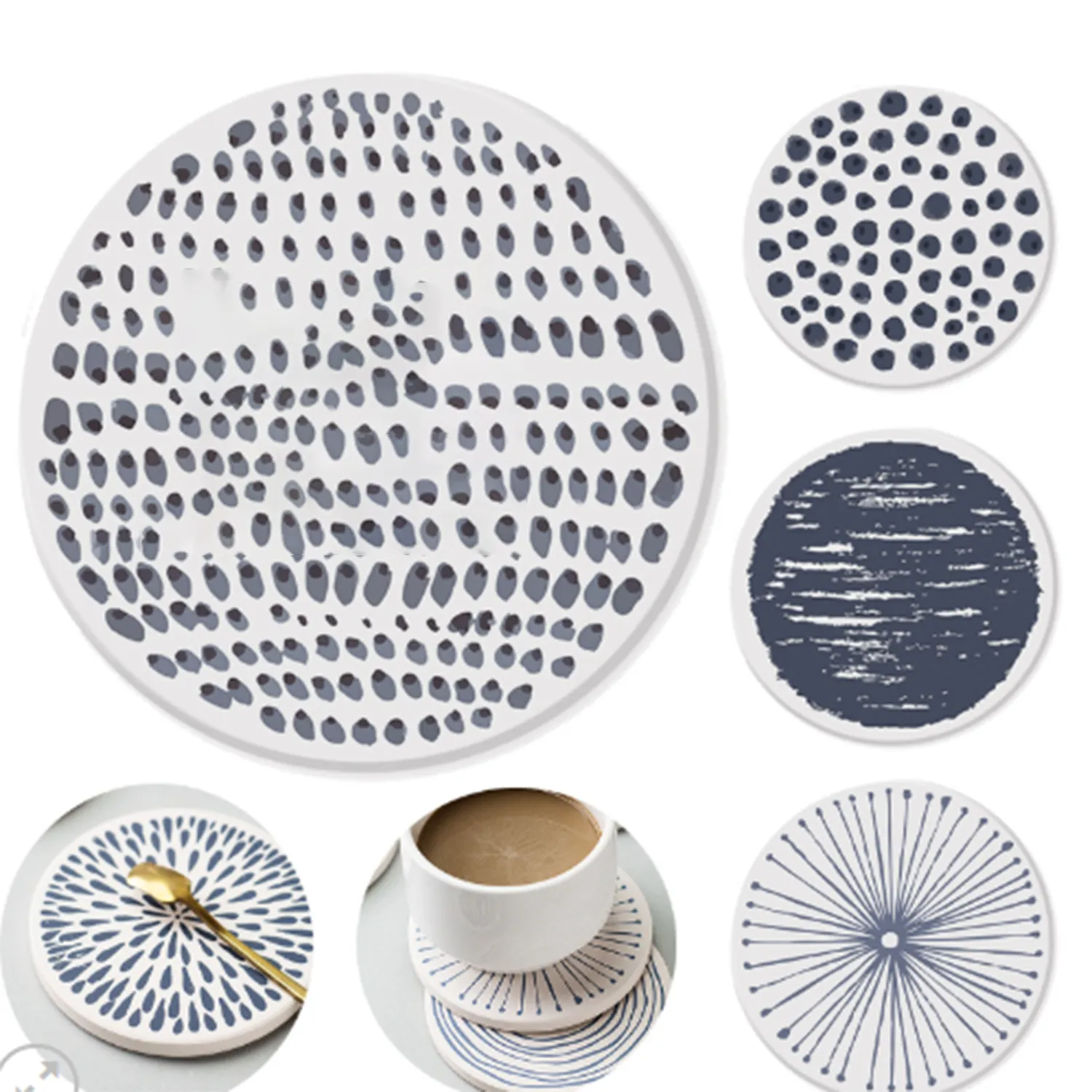 Round Coaster Placemat 3