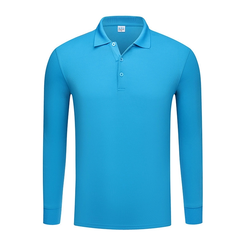 Long-Sleeve Polo Shirts Sweatshirt Tops Pullover 5