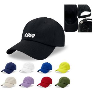 Unisex 6 Panel Cotton Twill Baseball Hats 2