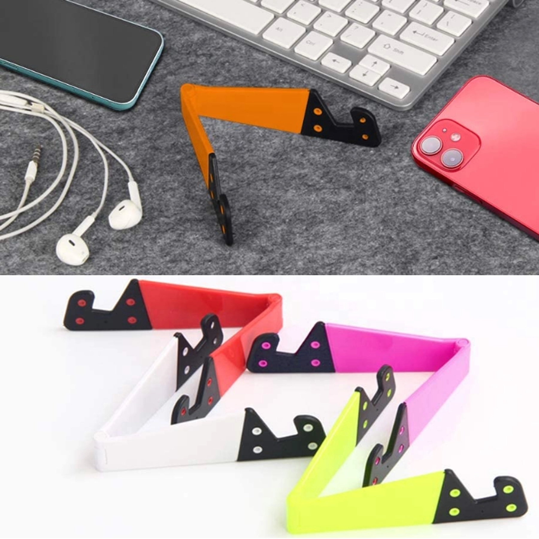 V-Shape Smart Mobile Stand Mount Holder 4