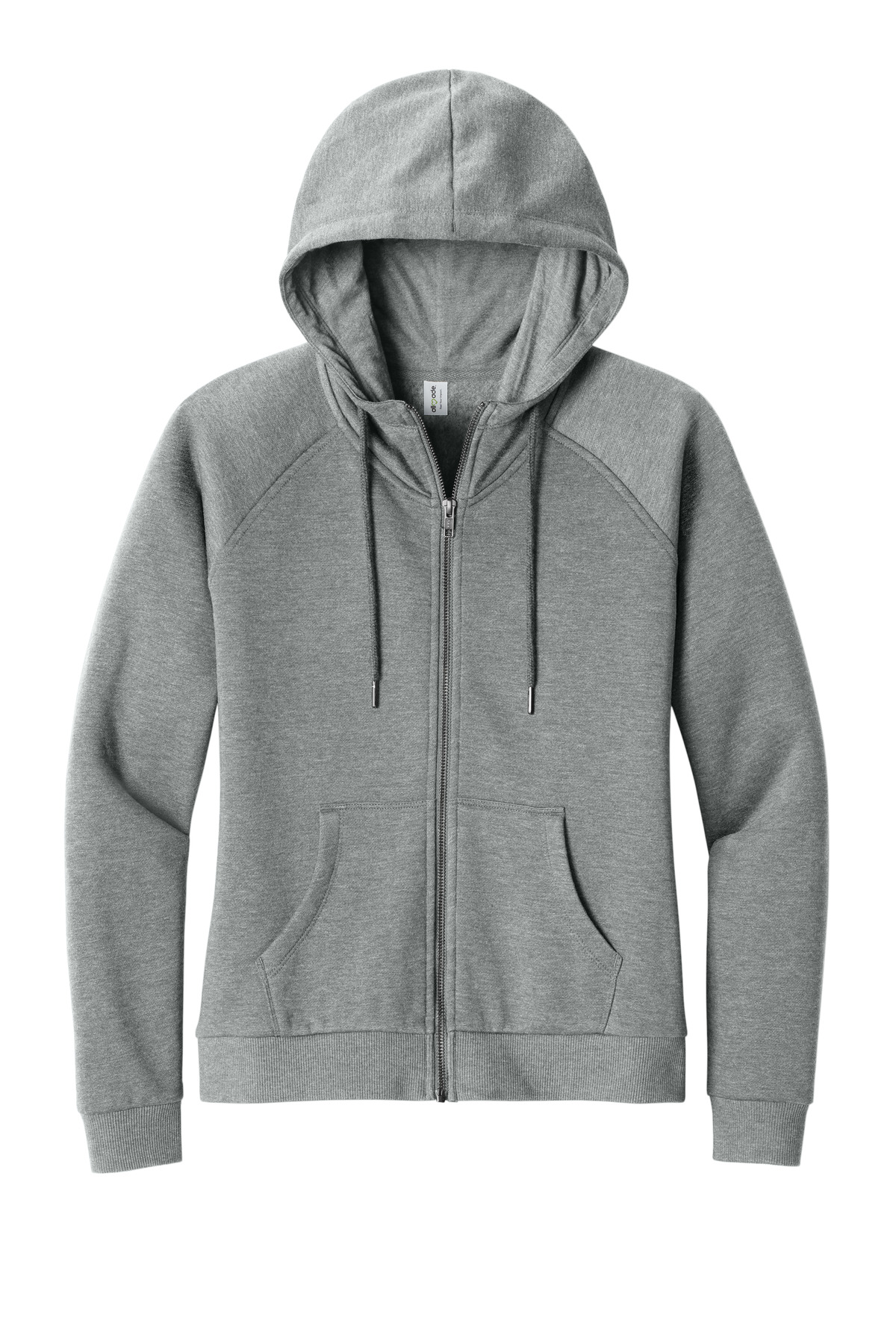 Allmade Women's Organic CVC Fleece Full-Zip Hoodie AL5003 8
