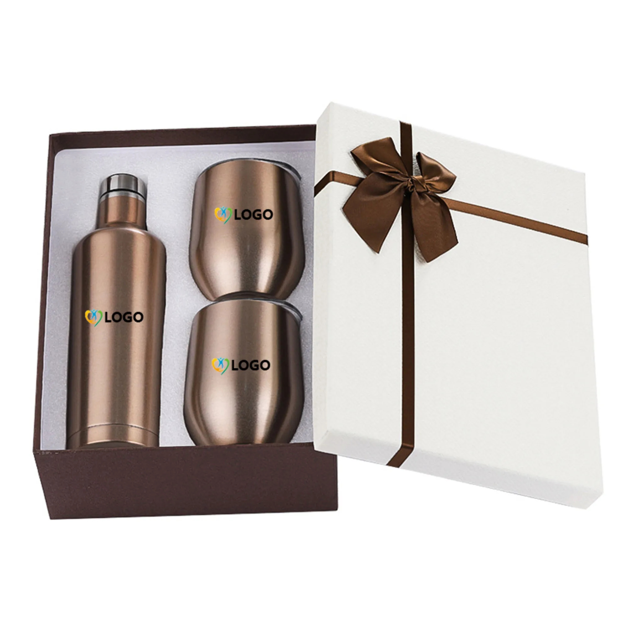 Wine Chiller Gift Set Vacuum Insulated Bottle 5