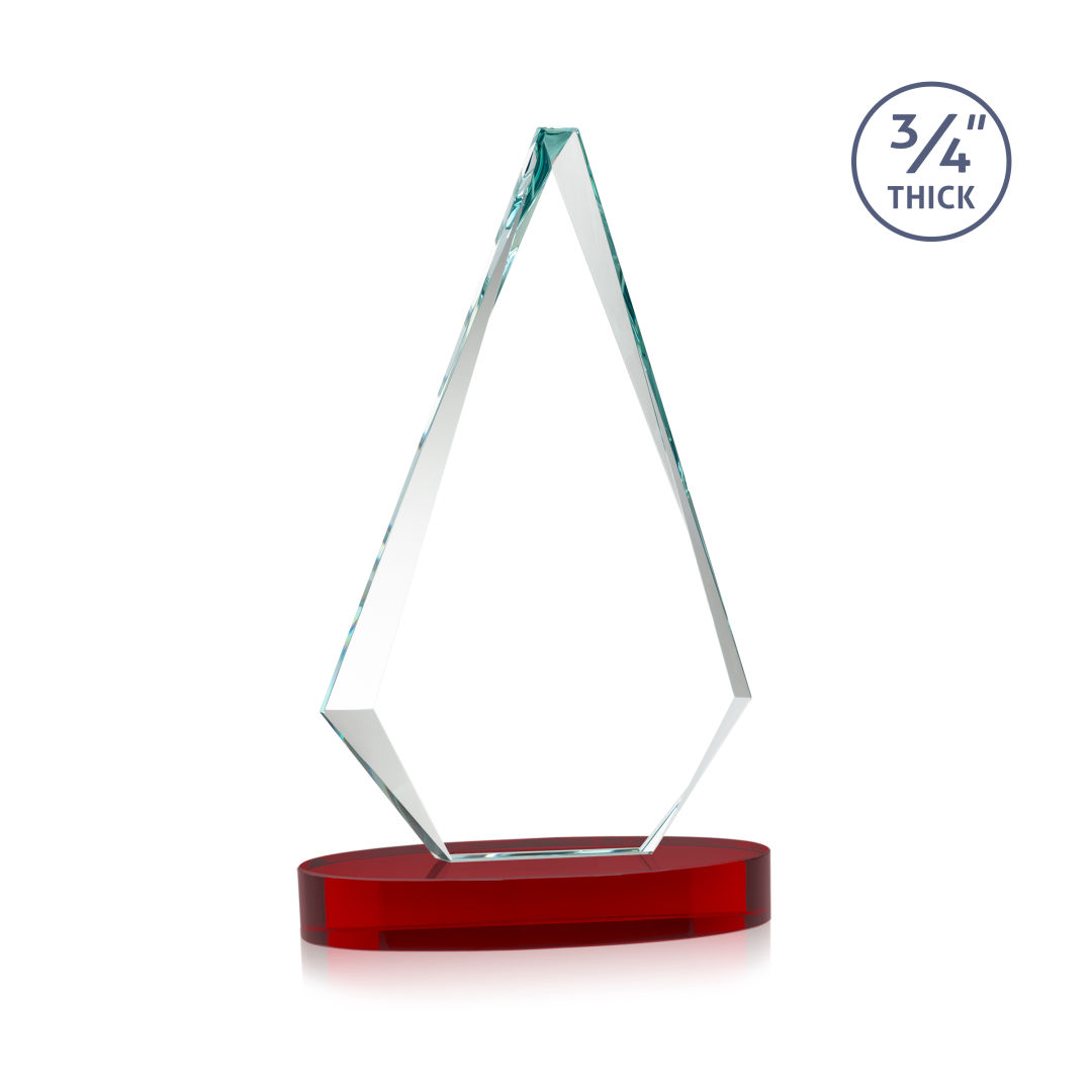Windsor VividPrint™ Award on Alberton Base - Red 6