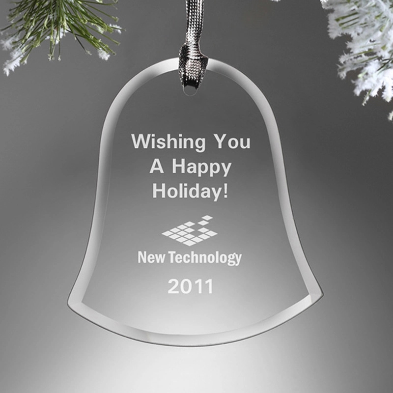 Custom Crystal Bell Ornament 3