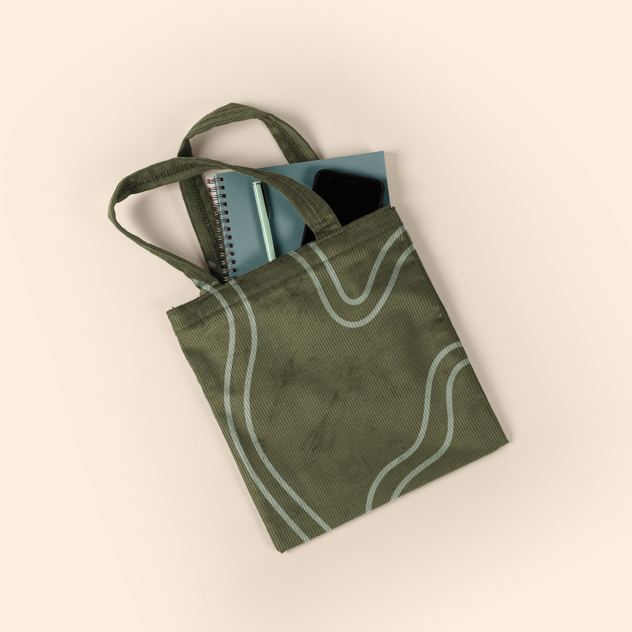 TEENY TINY TOTE - CORDUROY