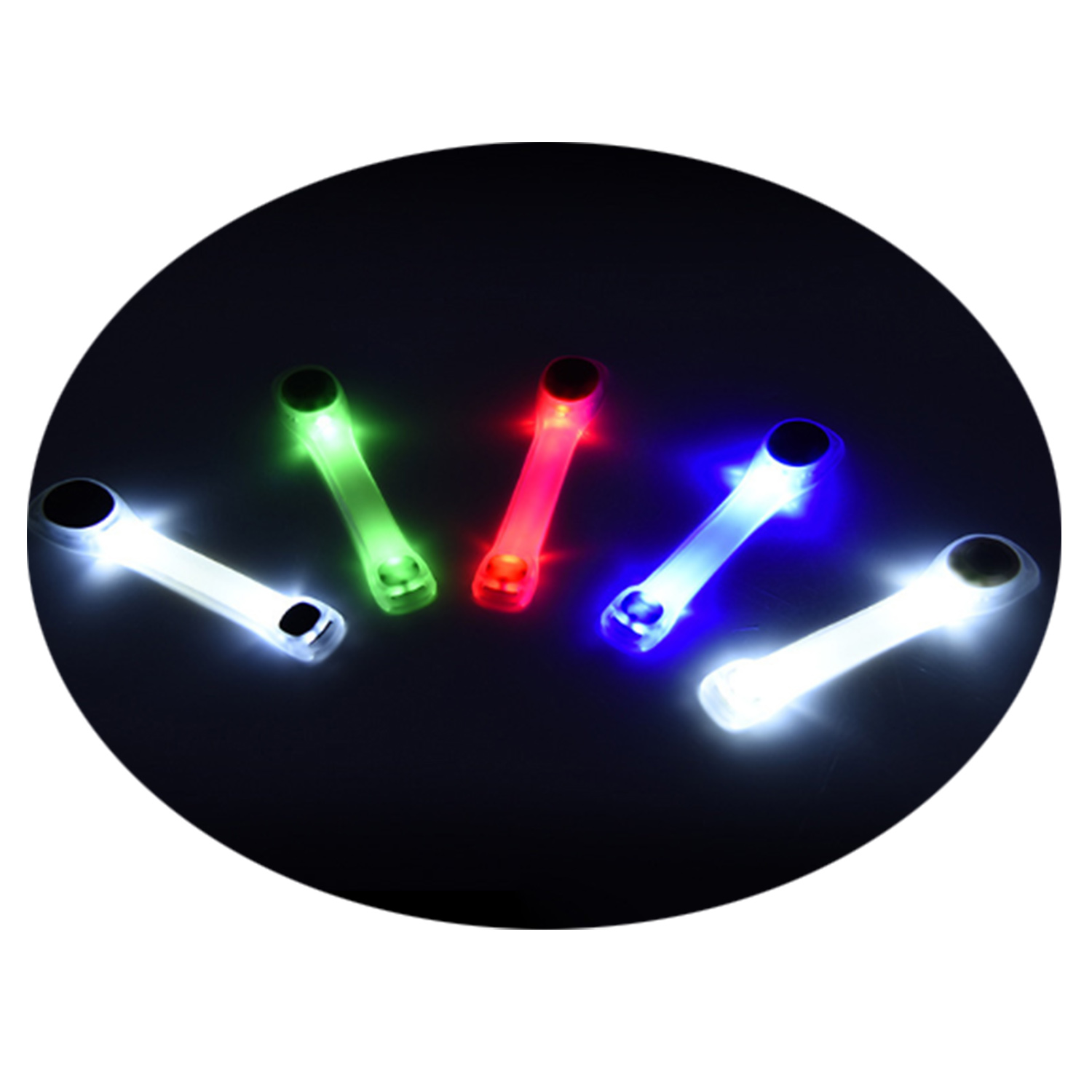 LED Luminous Adjustable Arm Band Night Safety Warning Light 3