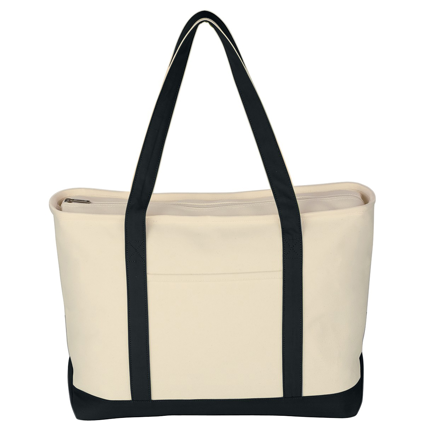Canvas Tote Bag with an External Pocket, custom tote bag with logo imprint 9