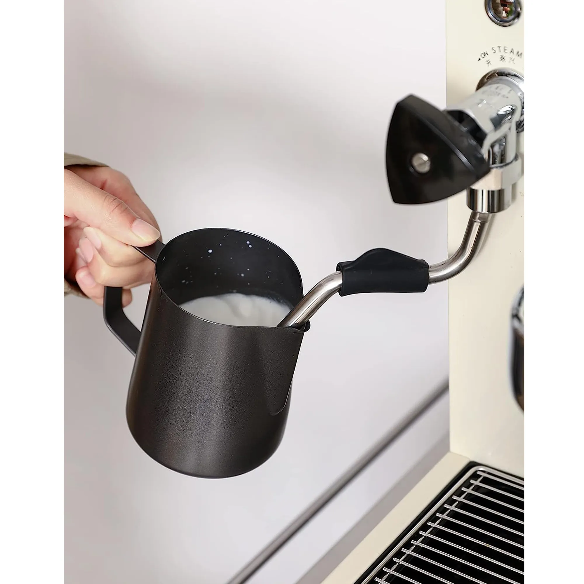 12oz Stainless Steel Milk Frothing Pitcher 2