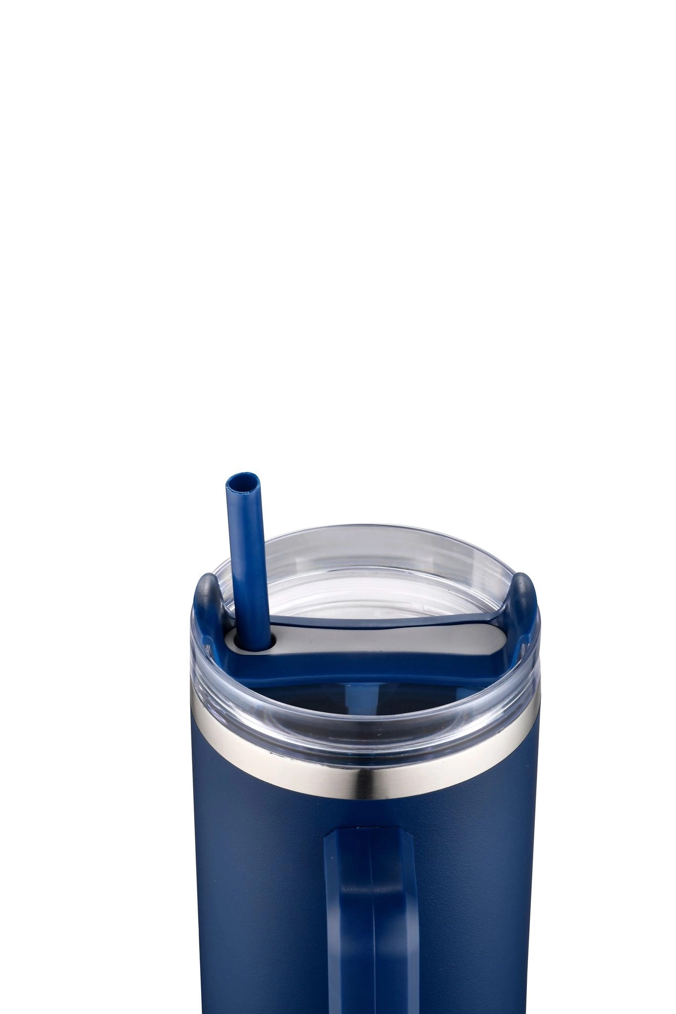 40oz Stainless Travel Mug w/ Handle and Straw 3