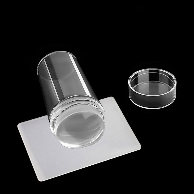 Full Transparent Silicone Head Nail Print Art Stamper/ Manicure Print Tool 6