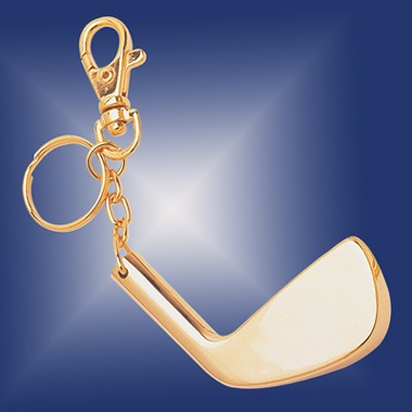 BRASS GOLF CLUB KEY RING 1