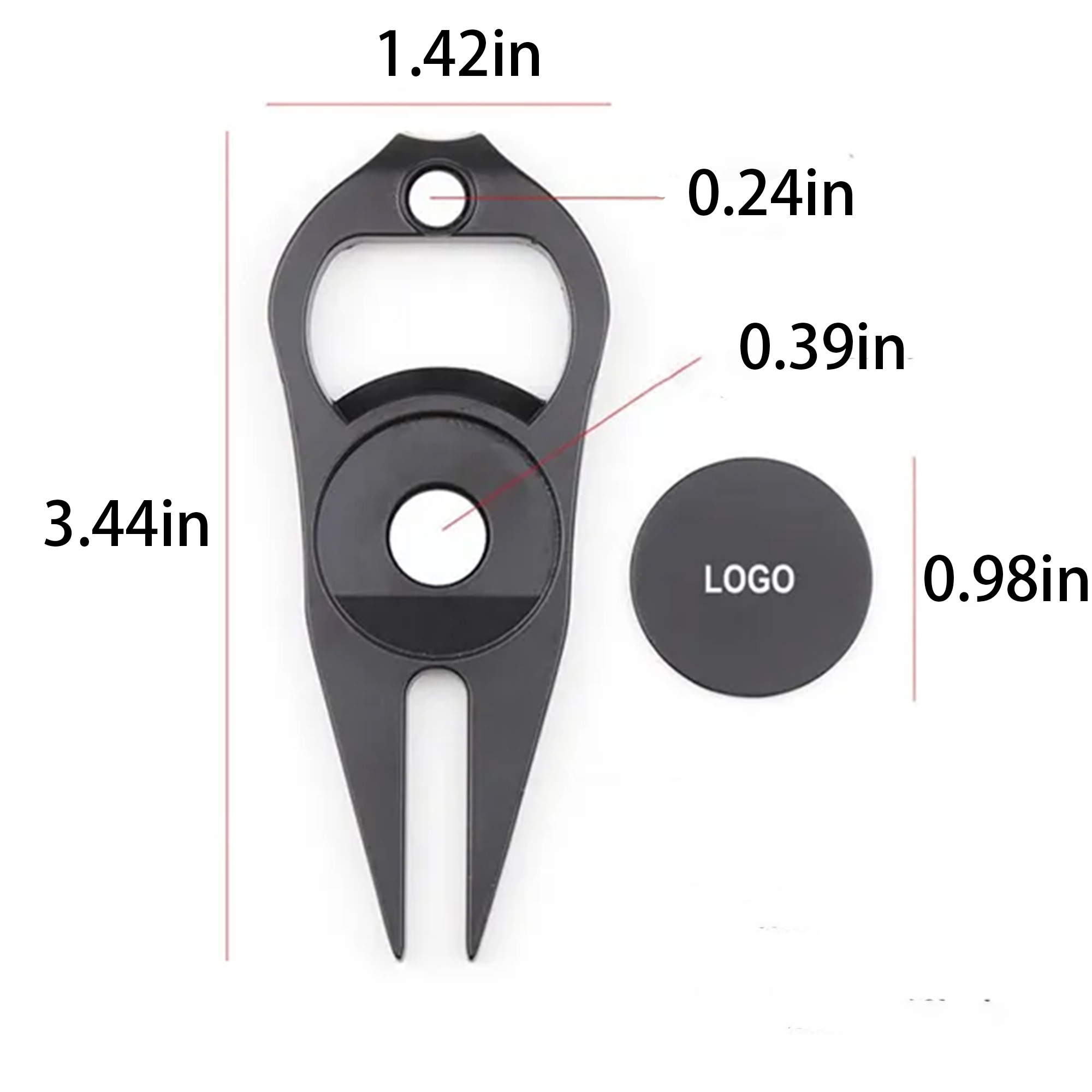 Multifunctional Golf Divot Repair Pitch Fork 5
