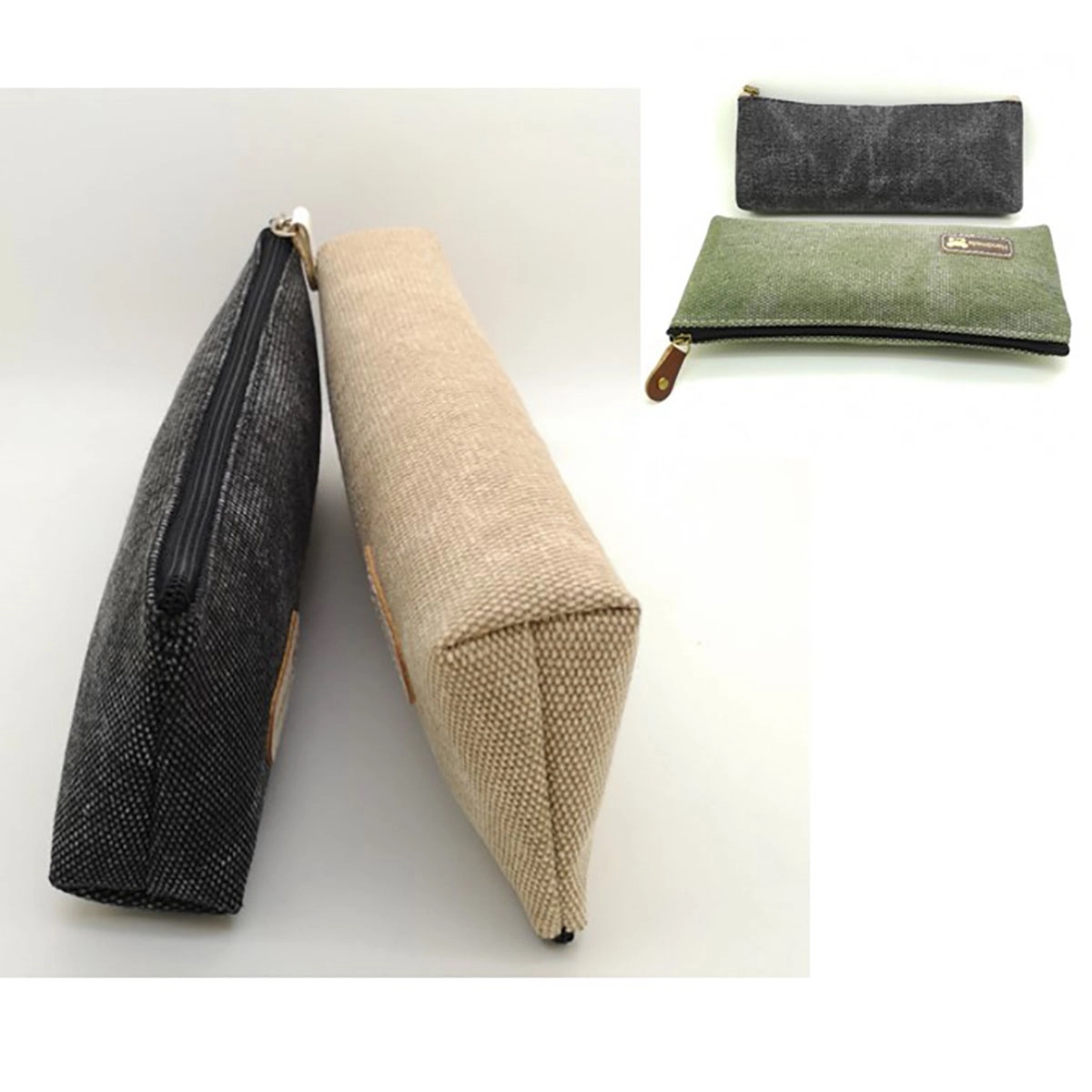 Stylish Simple Pencil Bag Thick Canvas 2