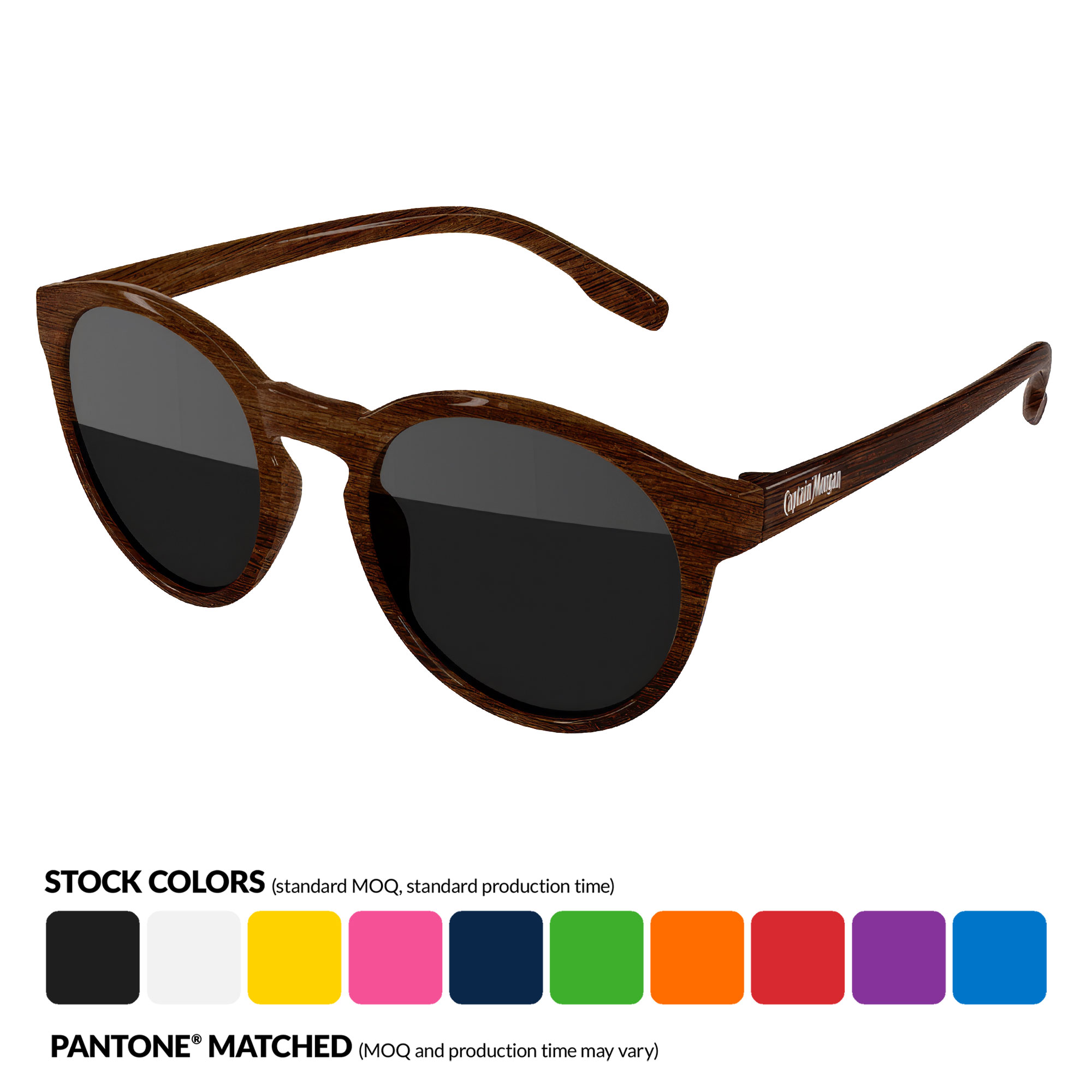 Vicky Sunglasses Faux Wood 2