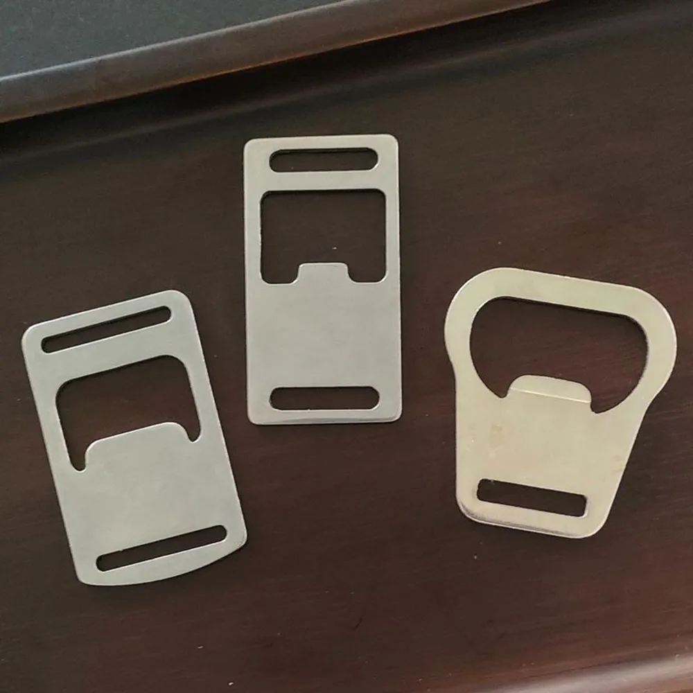 Stainless Steel Flat Bottle Opener 1