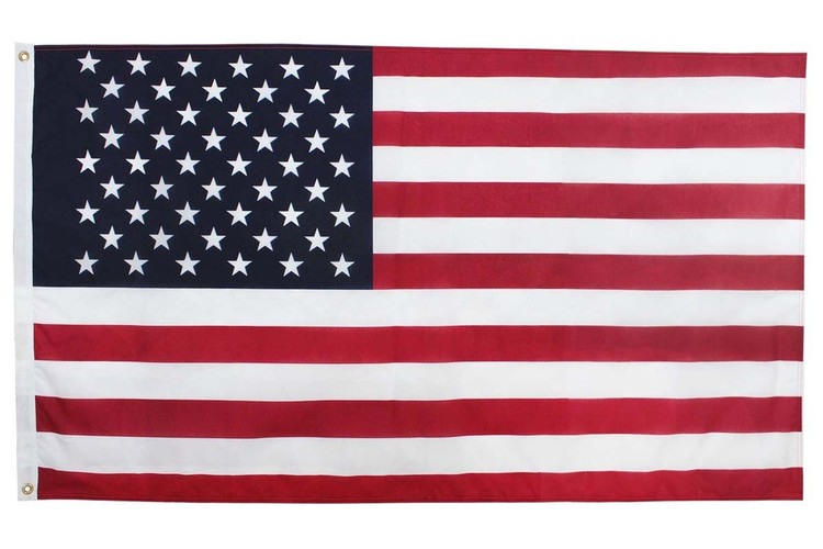 3"x5" U.S. Poly Cotton Printed Indoor Decorative Display Flag 1