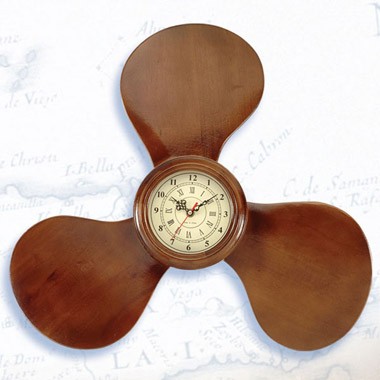 23" Wooden Propeller Clock 1