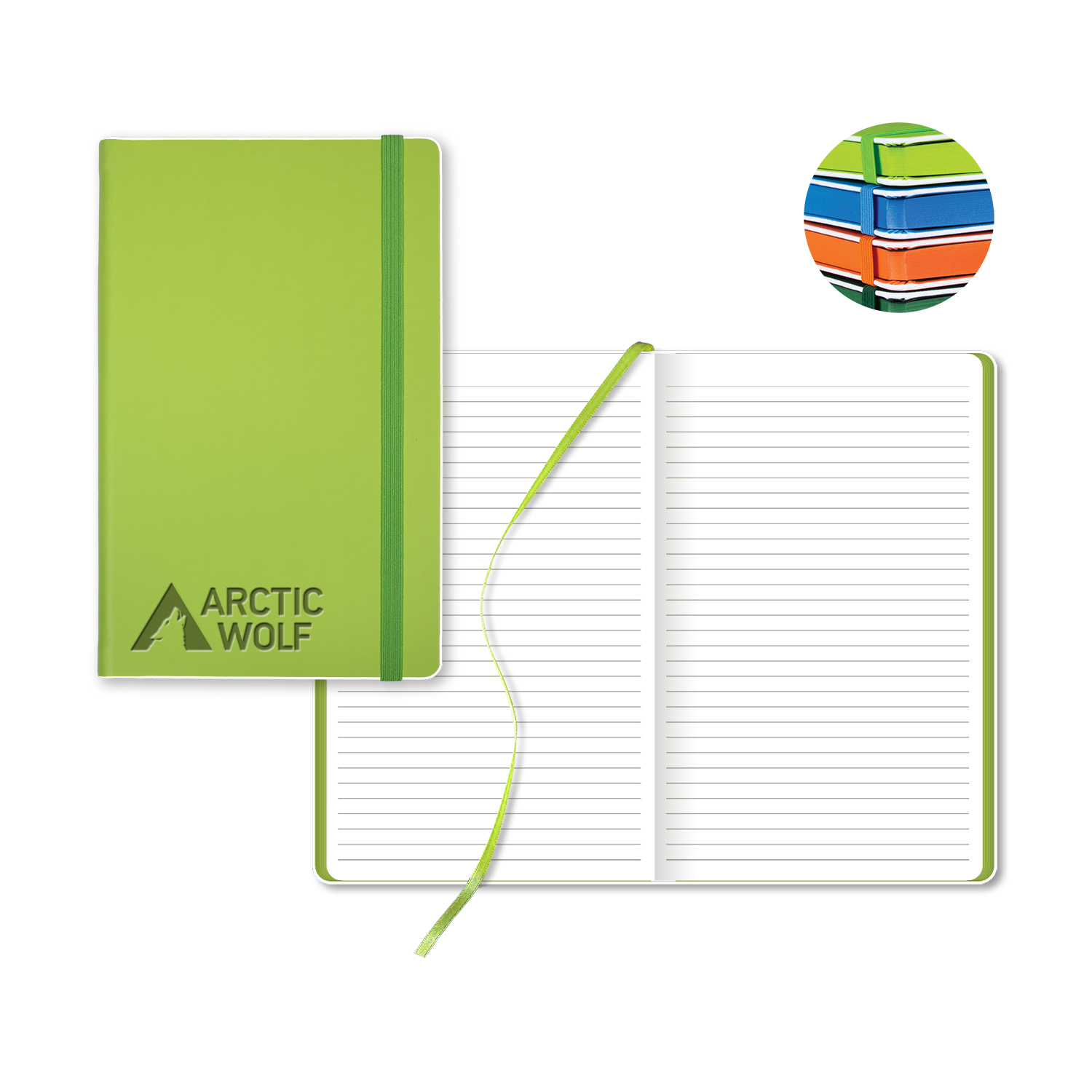 Castelli Color Laser Medio Lined White Page Journal 1