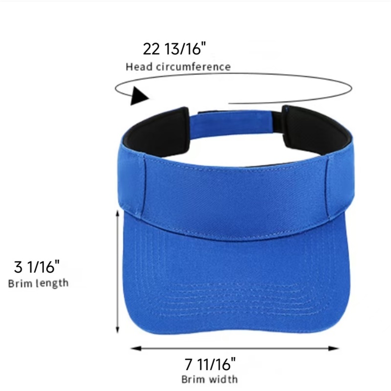 Empty Top Sun Visor Sports Hat 16