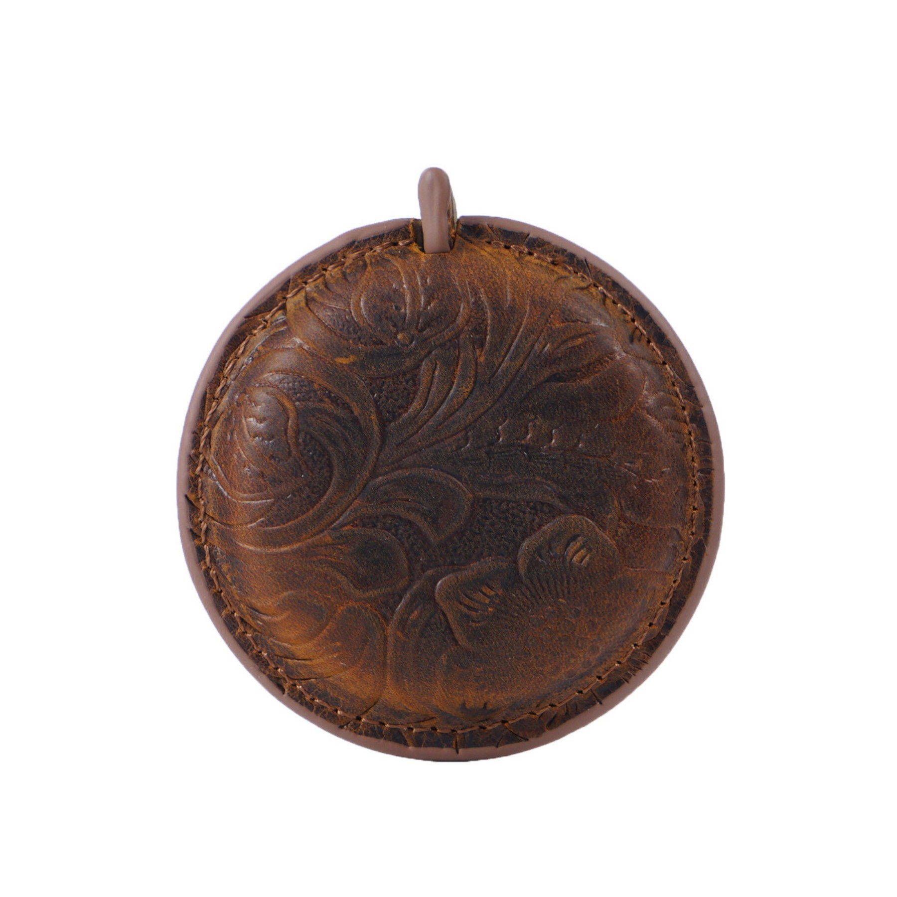 Mini Tape Measure With A Cowhide Shell 4