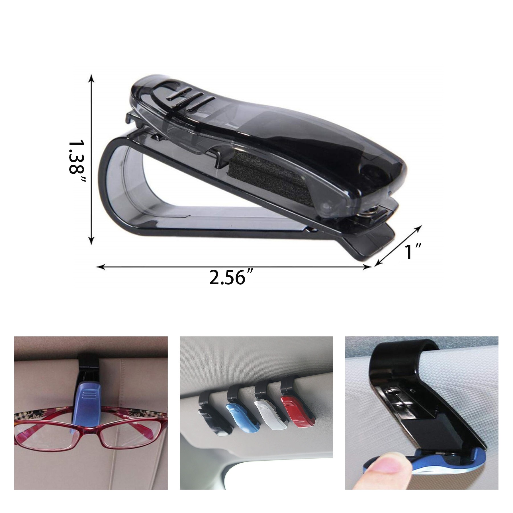 Sunglasses Ticket Receipt Card Clip 3