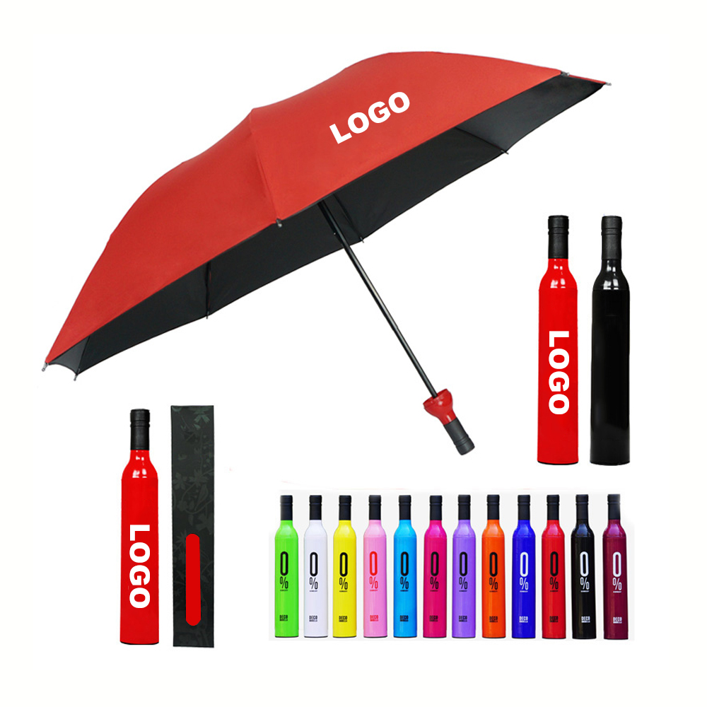 Wine bottle umbrella