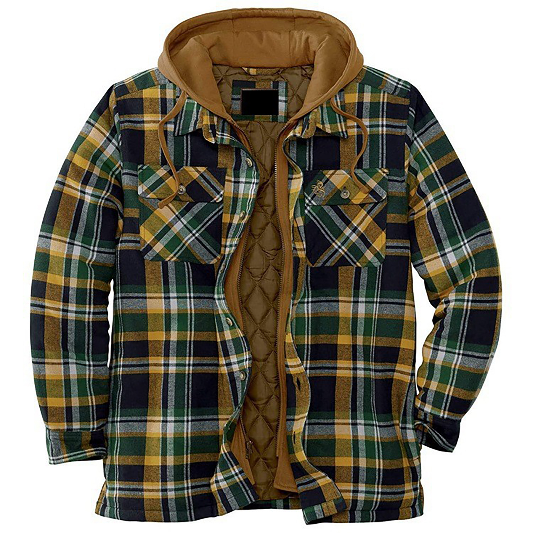 Plaid Cotton Hooded Jacket 21