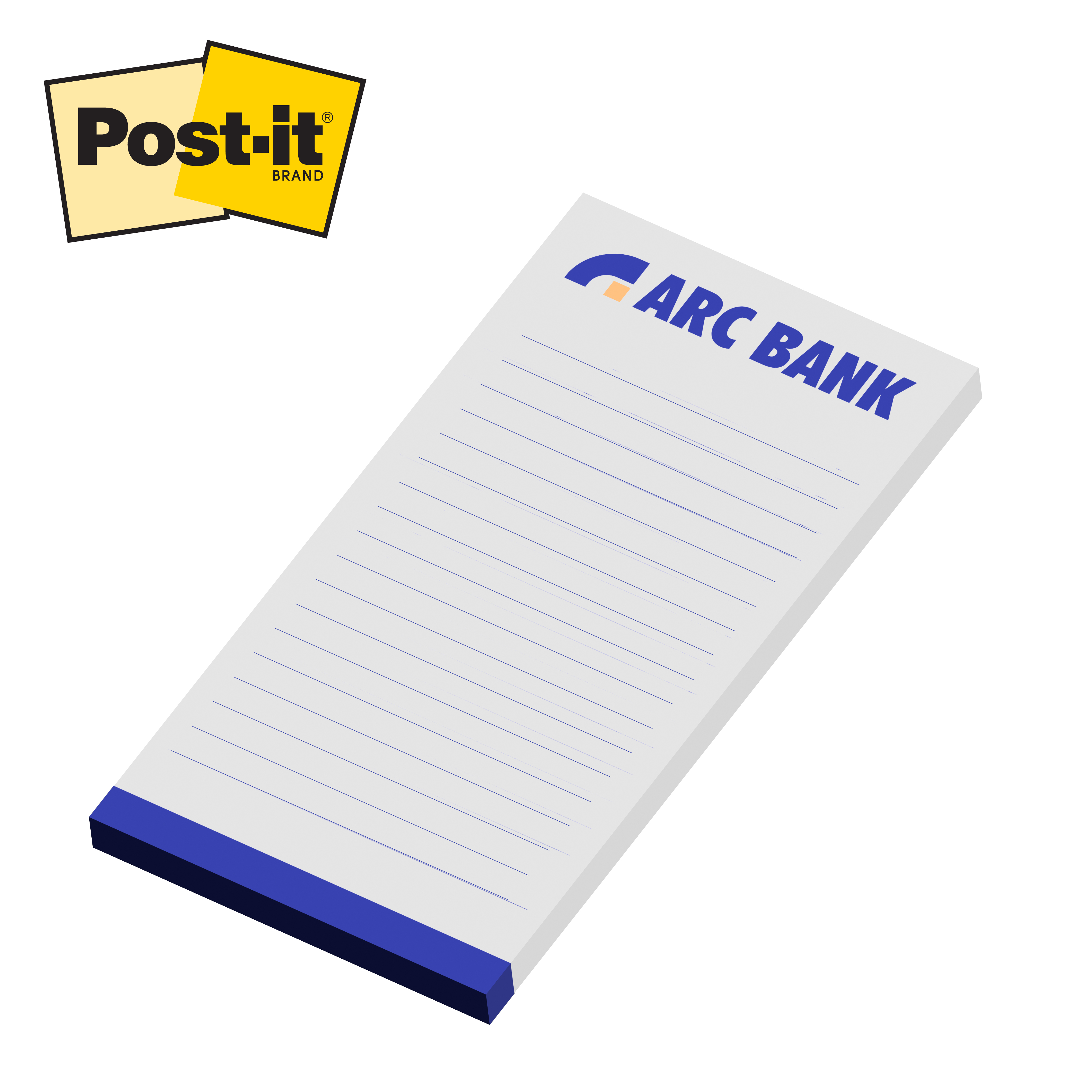 Post-it® Custom Printed Notes-4x8 1