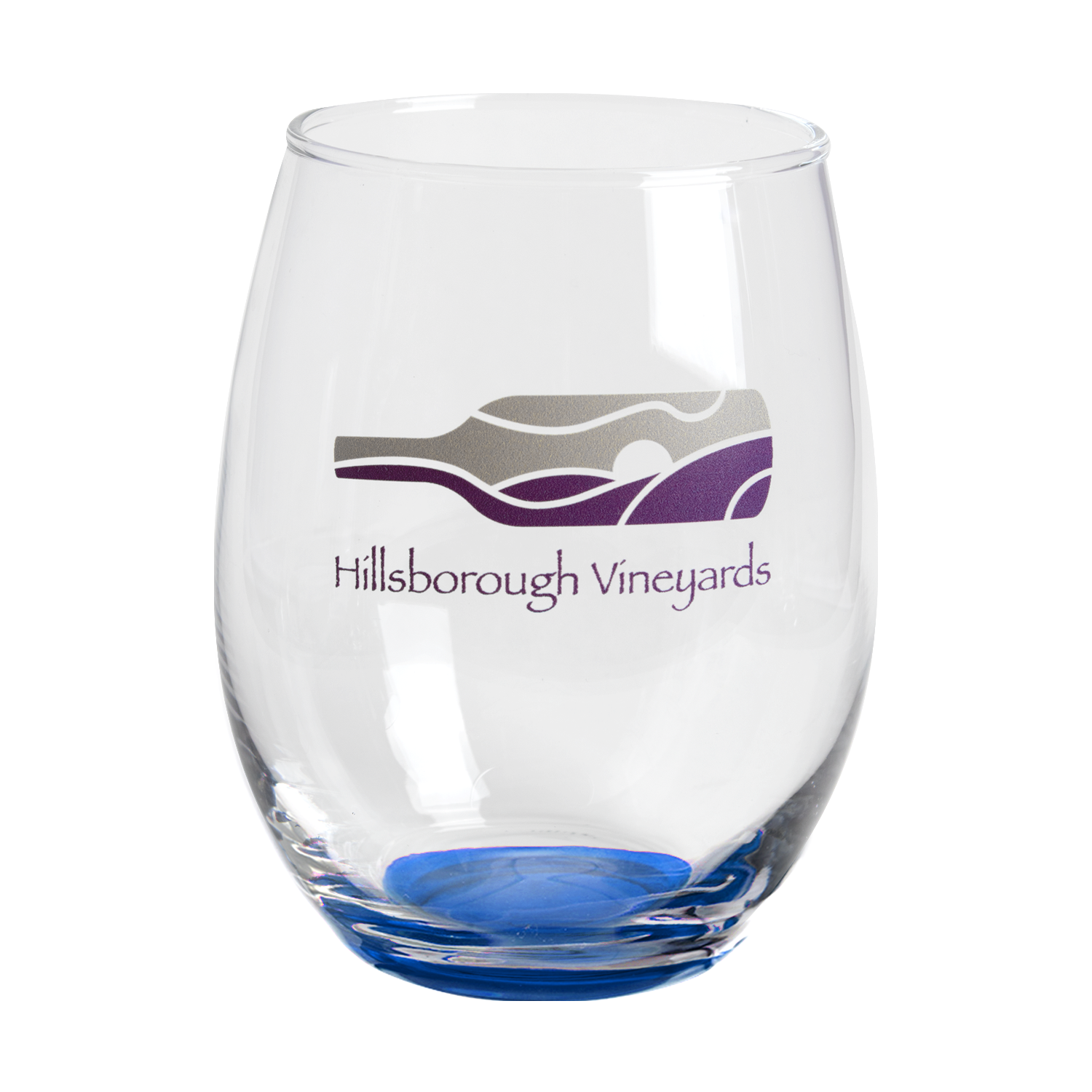 15 oz. Imported Stemless Wine Glass (2 Color Imprint) 7