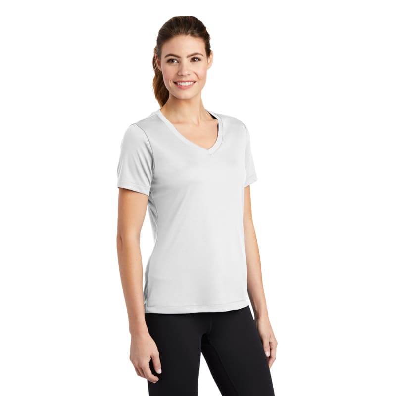 Sport-Tek Women's PosiCharge Competitor V-Neck Tee. 80