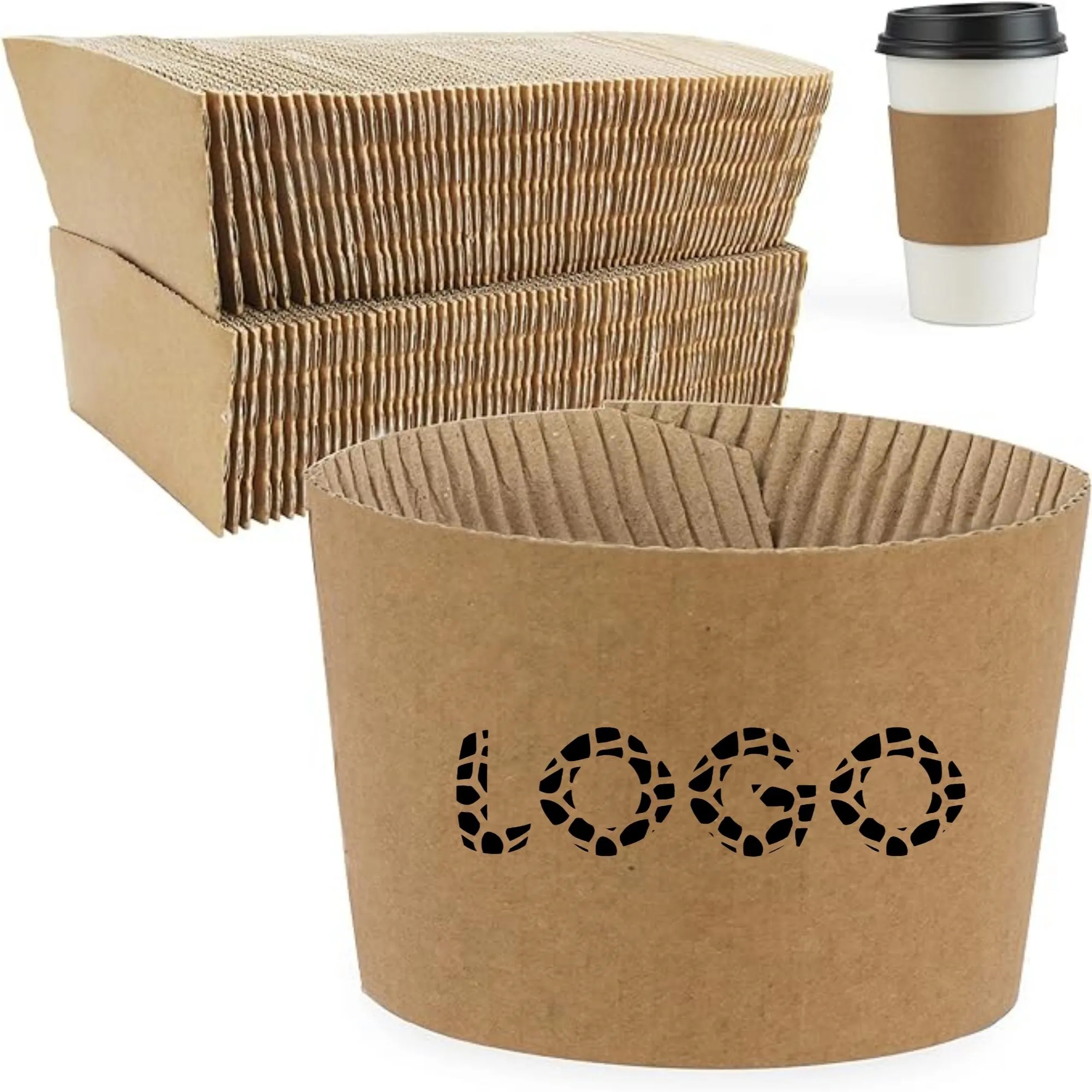 8oz or 9oz Thick Coffee Cup Sleeve