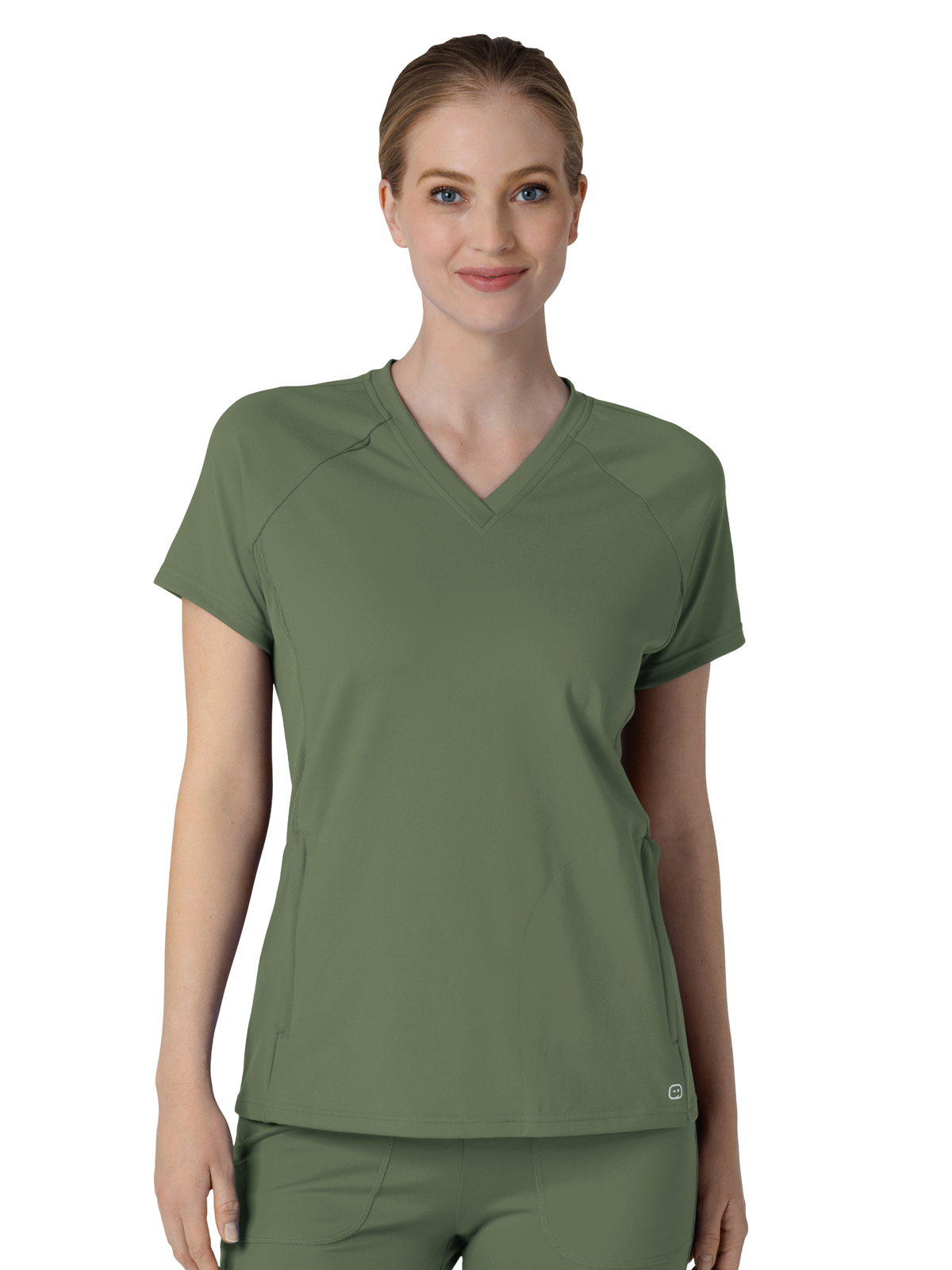 Wink - Renew Knit - Women's Four-Pocket Flex-n-Reach V-Neck Raglan Top 25