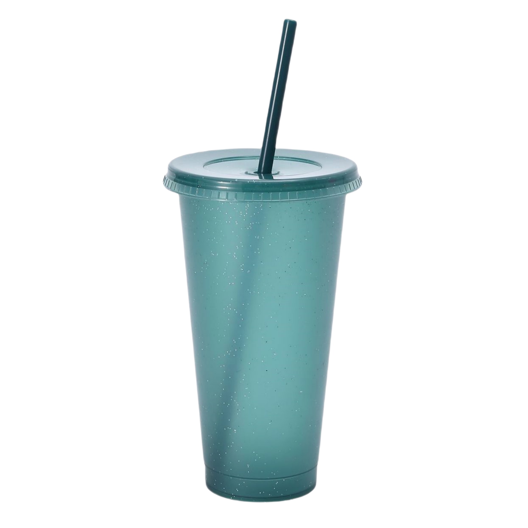 Double Wall Cute Glitter Straw Cup 11