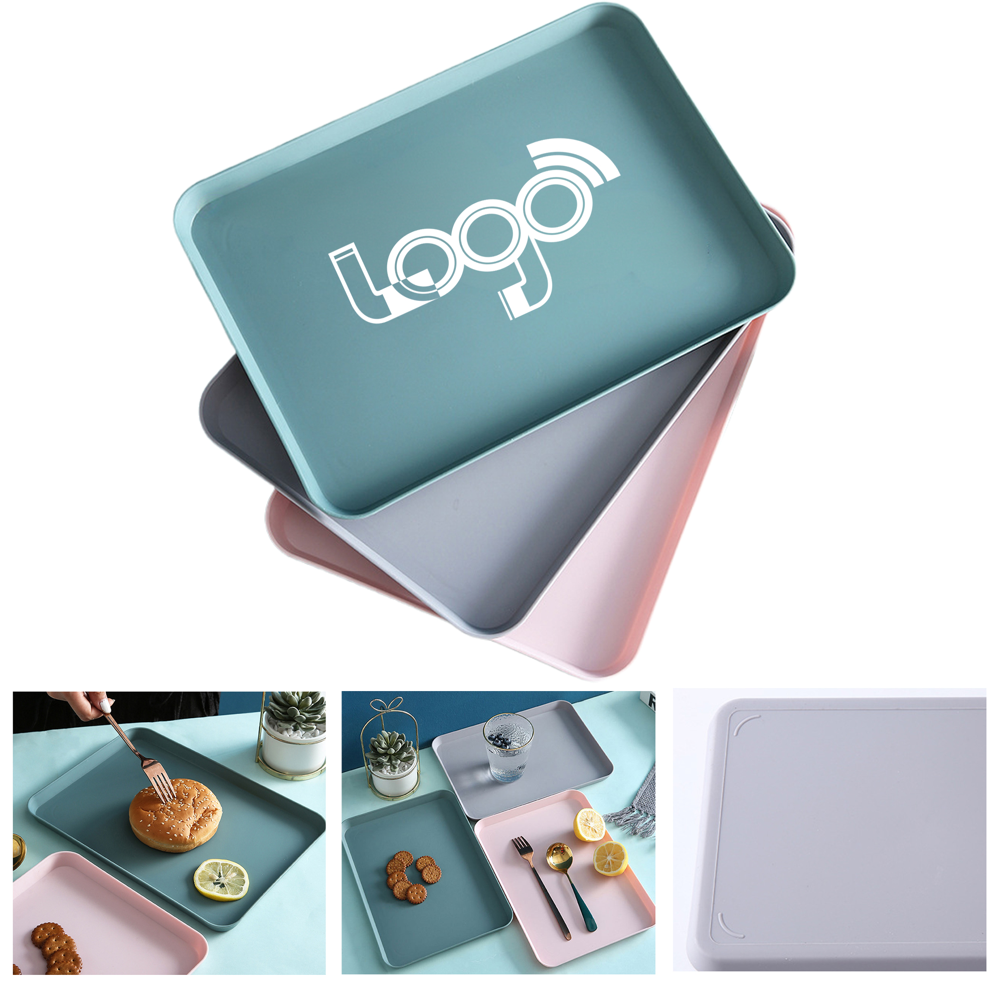 Durable Plastic Breakfast Tray 3