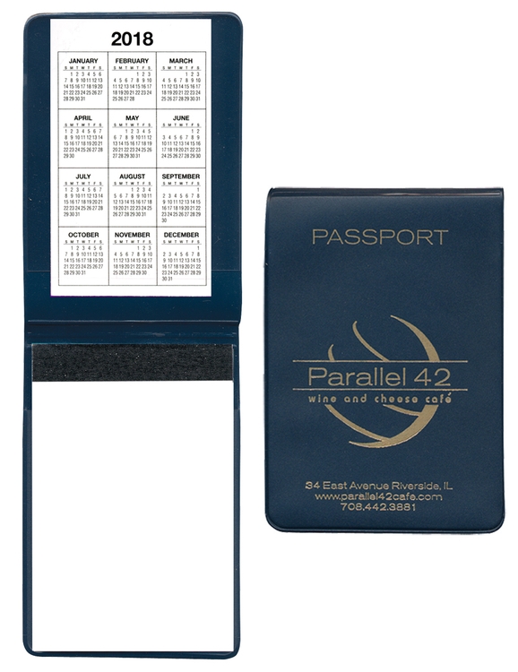 Standard Vinyl Memo Book with 30-Page Pad 2