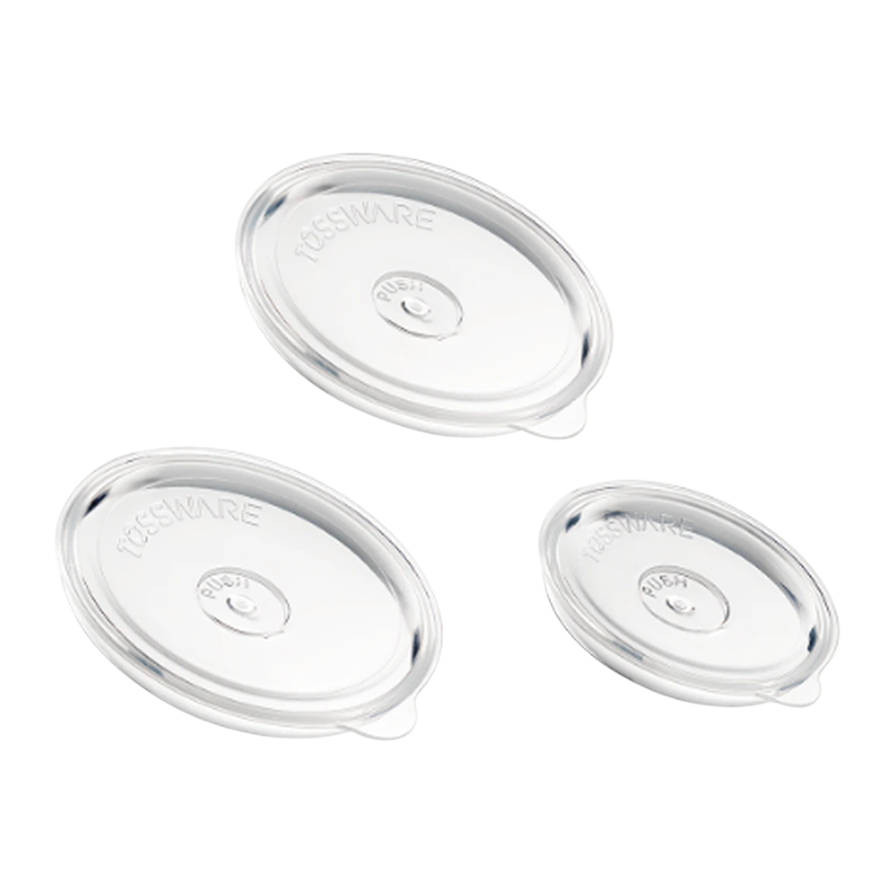 Plastic Glassware Lids (S, M, L) 2