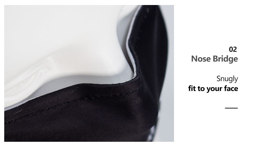 Dye Sublimated Double-Ply Pleated Face Masks with Nose Bridge 4