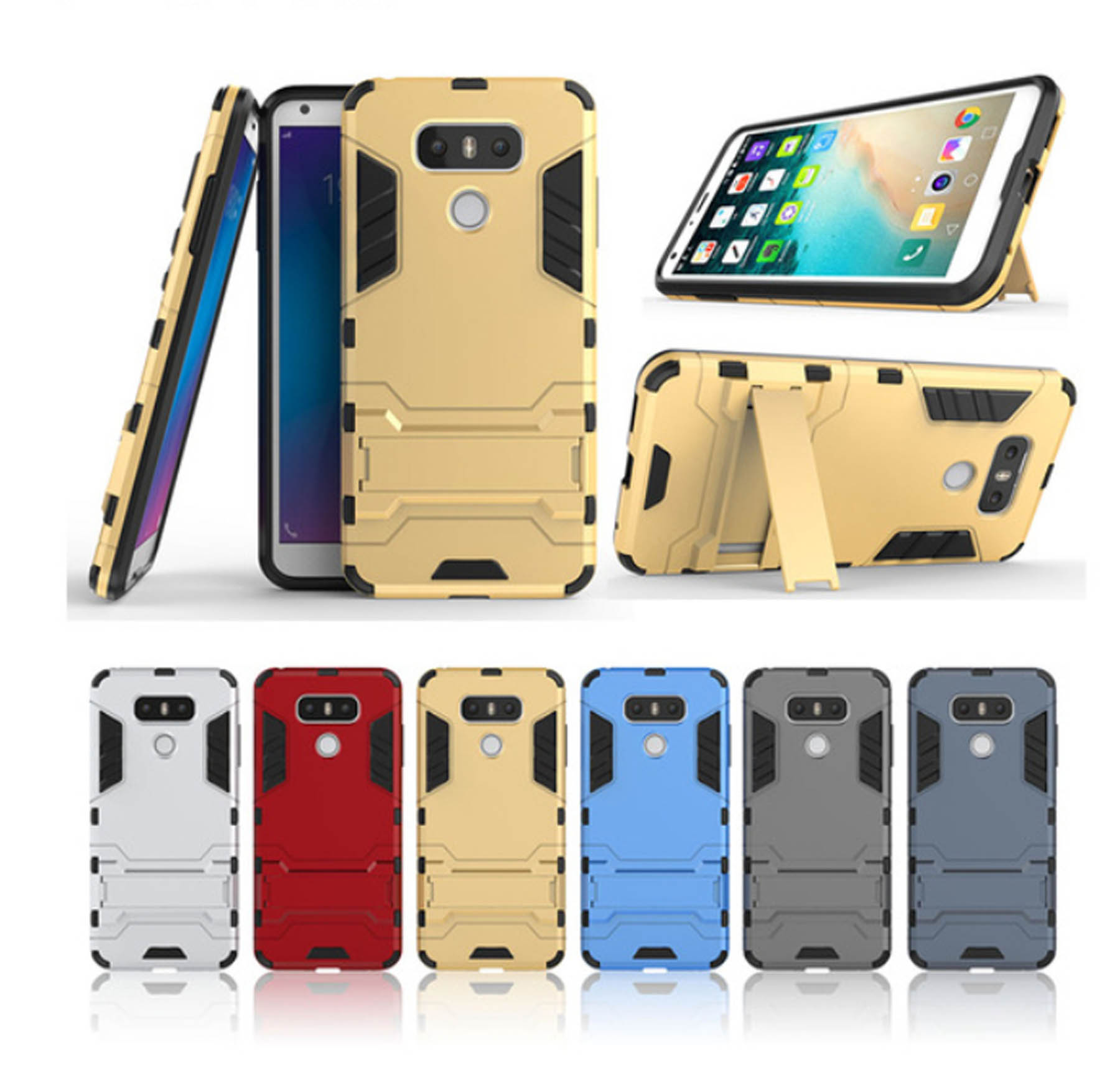 iBank ® Huawei Honor 6X Hard Case with Kickstand 2