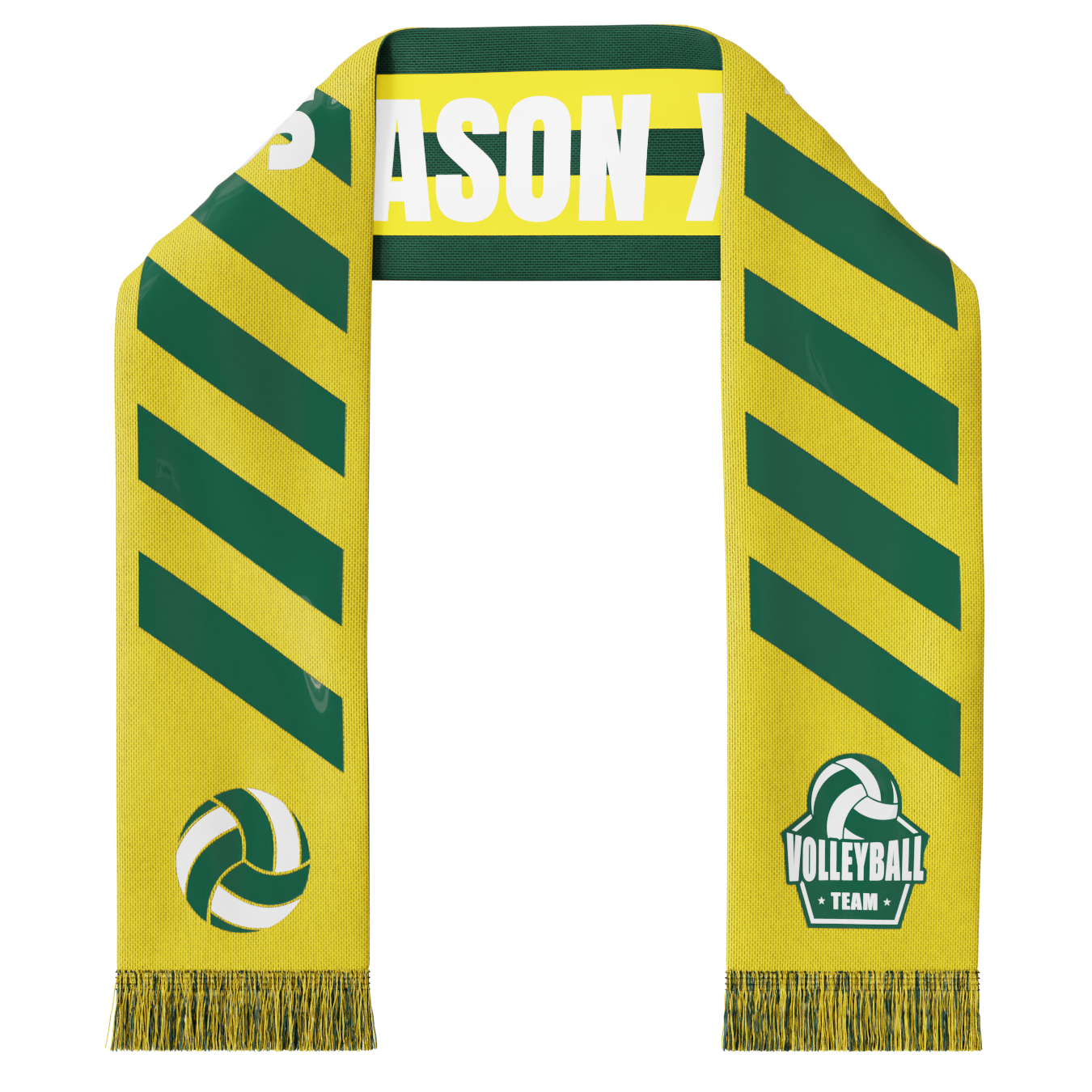 Full Color Printed Stadium Scarf 57" x 7.5"