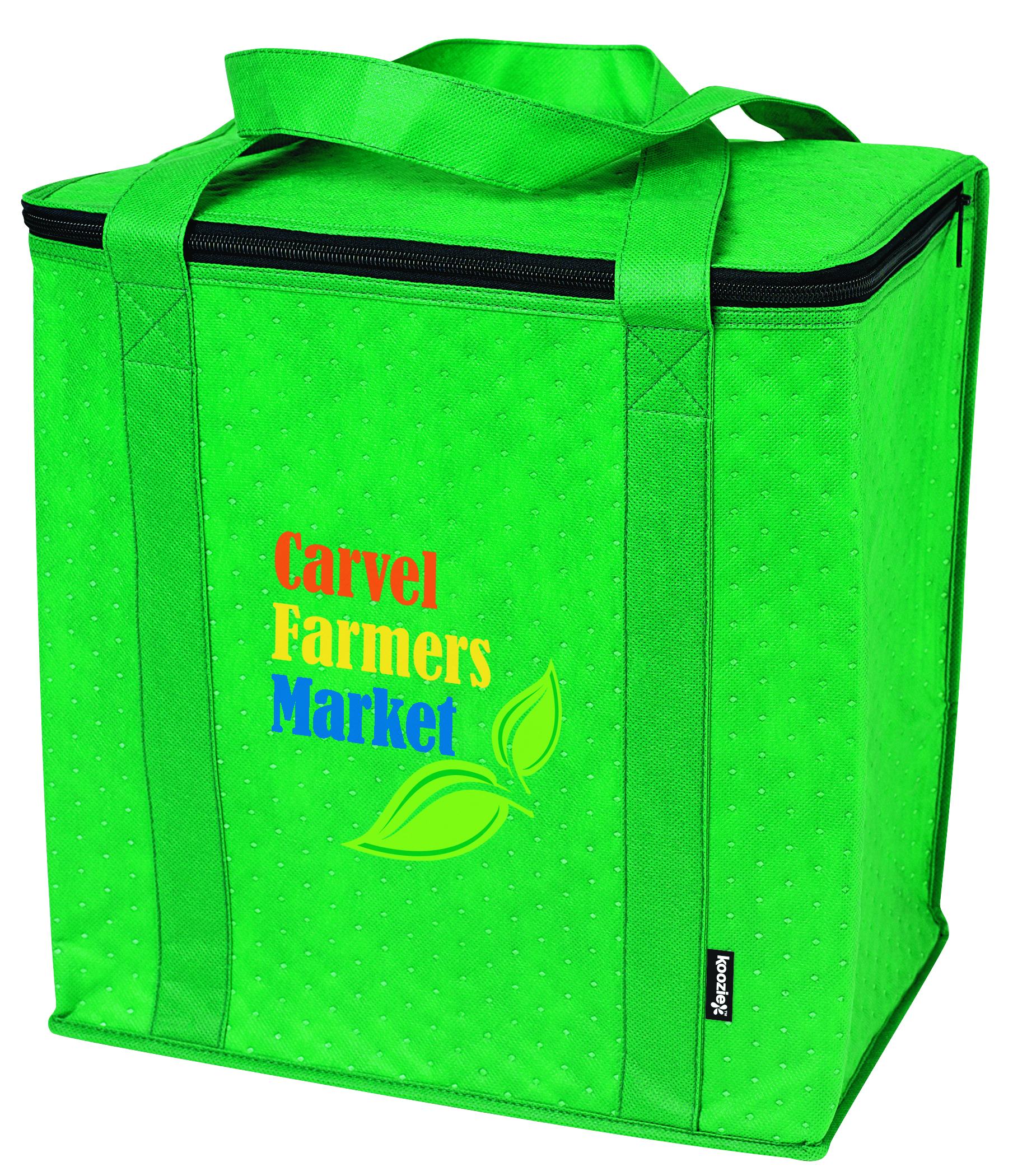 Zippered Insulated Grocery Tote