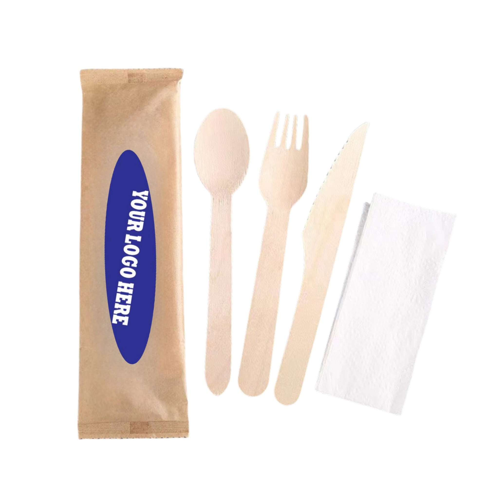 Eco-Friendly Custom Wooden Cutlery Set 2