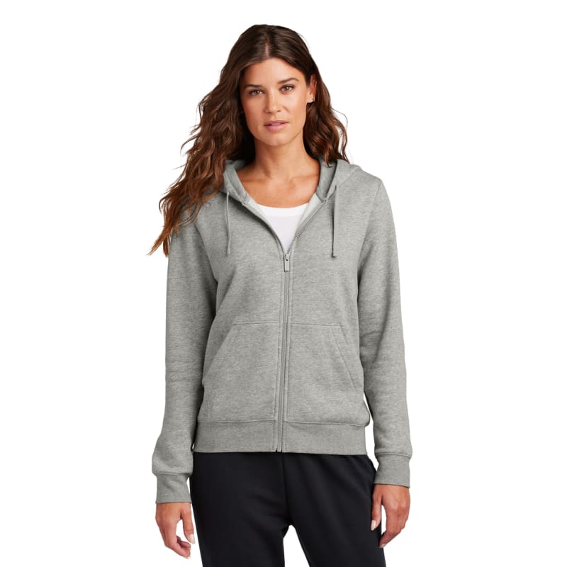 Nike Ladies Club Fleece Sleeve Swoosh Full-Zip Hoodie, custom hoodie or sweatshirt with logo imprint 12